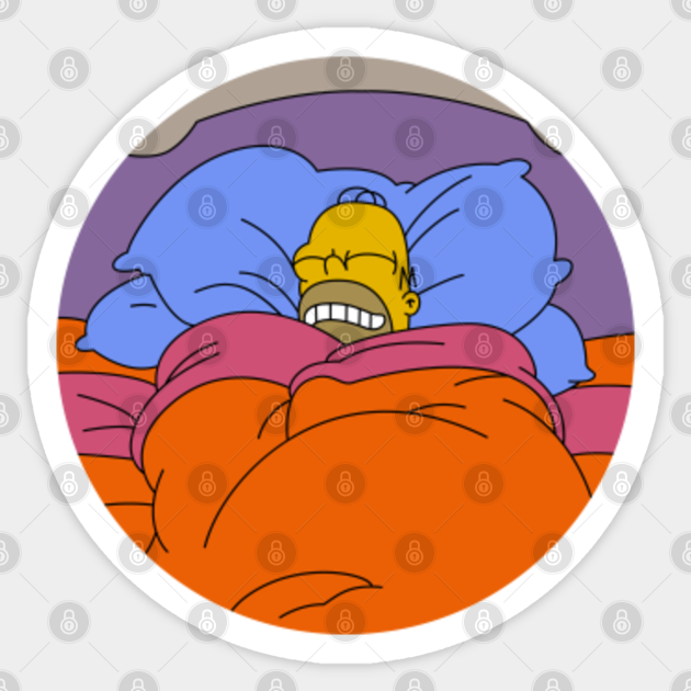 Cinnamon Bun Homer Simpson The Simpsons Homer Sticker TeePublic